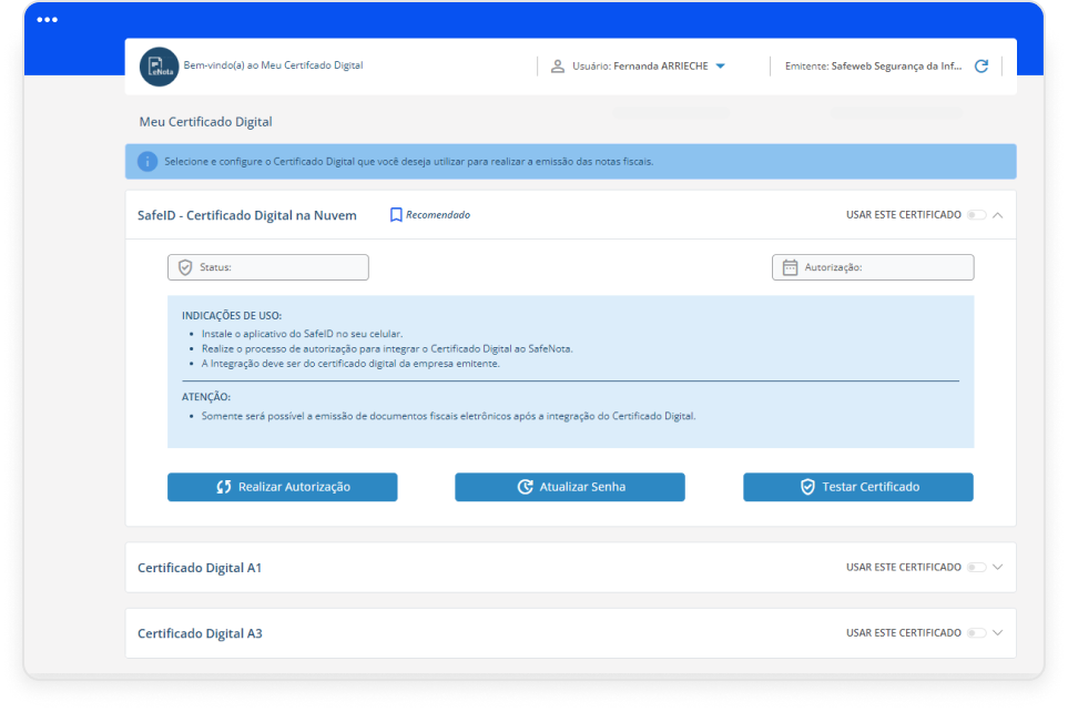 Certificado Digital SafeWeb